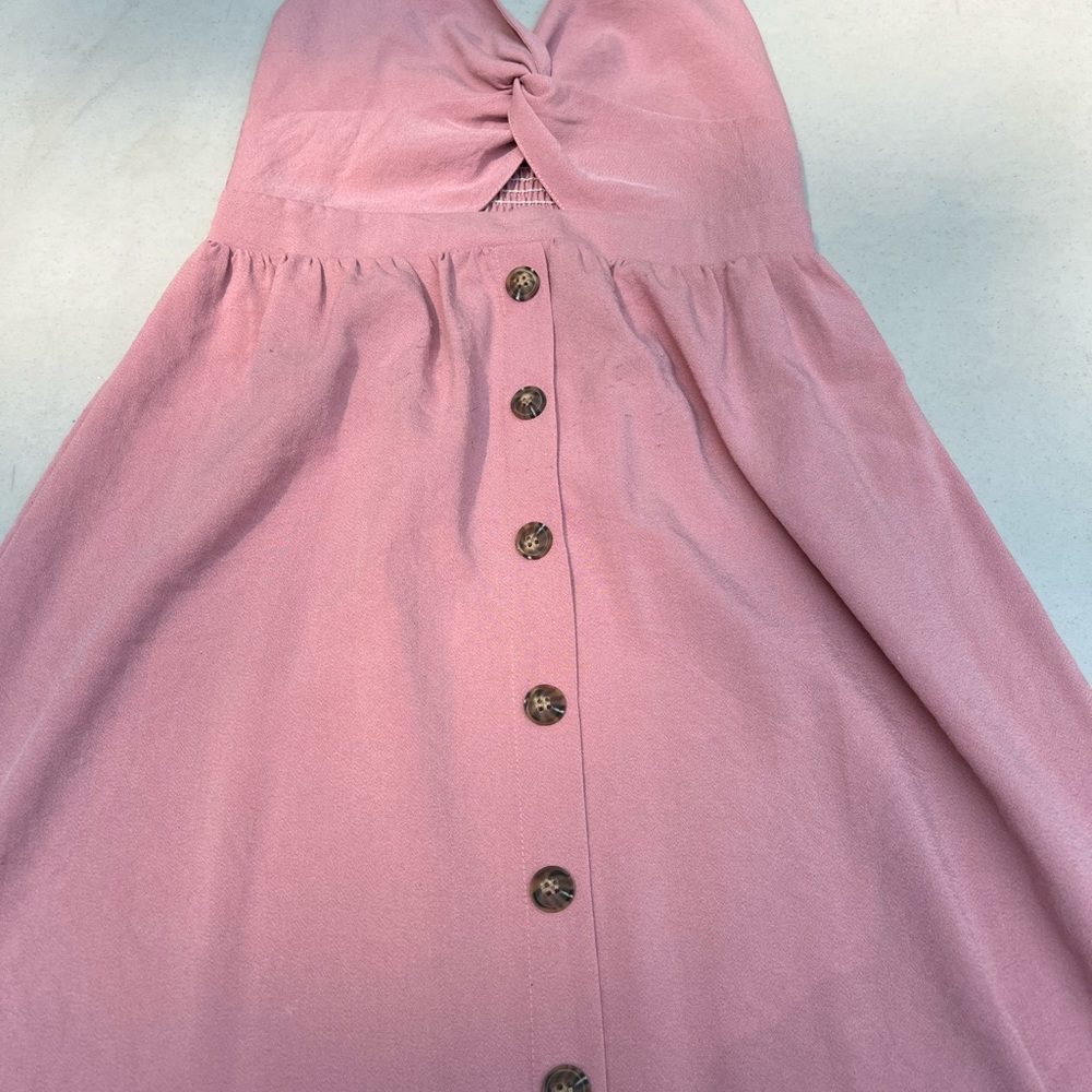 J.O.A. Mauve Top with Drawstring Detail